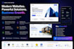 develop a custom website and saas web application