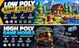 create high poly 3d game models and detailed assets