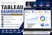 create professional tableau dashboards and KPI reports