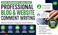 write engaging blog comments for your website and blog posts