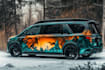 create racing car wrap, itasha wrap design