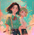 create cute cartoon illustrations, lofi art, anime, nft
