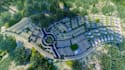 design 3d large scale aerial cgi masterplan urban city layout site plan render
