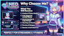design complete vtuber brand package, logo, stream overlay, and setup