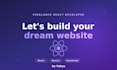 be your react front end website developer