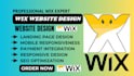 create a modern wix website design using wix studio