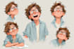 design a professional cartoon character