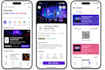 design a modern mobile app UI UX for ios and android