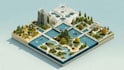 draw high quality vector or isometric map illustrations