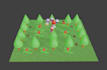 create a 3d low poly fantasy environment and asset pack