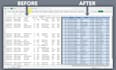 clean excel data, split, merge files and remove duplicates