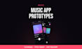 design a clickable mobile app UI prototype