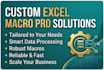 create excel vba macro automation and custom solutions