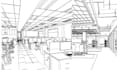 design sketch note doodle infographic architecture building link vector art