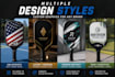 design custom pickleball paddle graphics