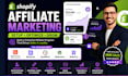 setup shopify affiliate marketing uppromote bixgrow goaffpro refersion referrly