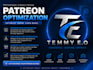 create an optimized patreon profile and a professional patreon page setup