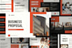 do an executive presentation design, powerpoint deck redesign, business slide