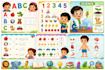 illustrate educational books and learning materials for children