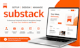 fully setup substack account manage substack newsletter design substack setup
