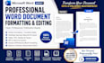 design microsoft word document formatting ms word editing
