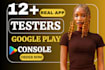 provide 12 tester closed testing 20 tester mobile app testing 12 testers