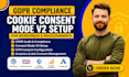 gdpr compliance, cookie consent mode v2 setup for wordpress woocommerce