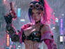 design anime character cyberpunk character