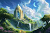 create fantasy environment concept art
