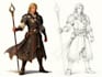 create character concept art sketch