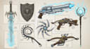 design unique weapons illustrations
