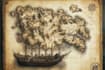 draw fantasy map or ship illustration with cool details