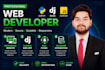 build a responsive website using python django