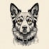 draw digital scribble pet portrait