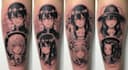 make anime tattoo design