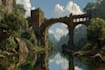 create stunning fantasy background and scenery illustration