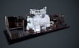create 3d mechanical cad model,compressor, generators,equipment design,rendering
