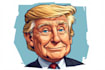 drawing a political satirical cartoon art