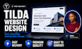 design or redesign a professional tilda website,landing page