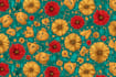 create seamless pattern design and vector pattern