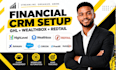 setup ghl financial wealthbox redtail junxure salesforce orion practifin hubspot
