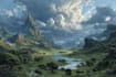 design stunning fantasy landscape