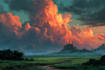 design amazing fantasy landscape