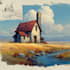 draw a natural landscape and background illustration