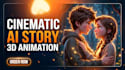 viral cinematic 3d ai story videos with consistent characters in 24 hours