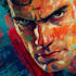 illustrate a superhero pop art portrait