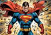 create custom superhero comic book illustrations