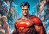create dynamic superhero comic page art