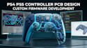 design wireless ps4 ps5 controller pcb with custom firmware