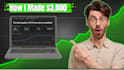 design professional online earning and business thumbnail